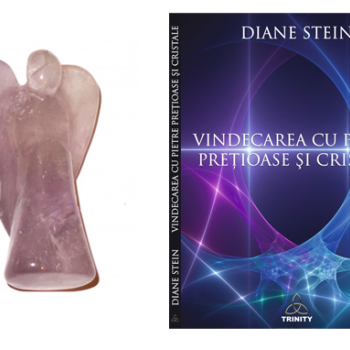 Pachet  Carte Cristale + Pandant Ingeras ametist