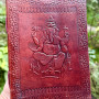 Agenda Ganesha piele si hartie naturala 20 cm