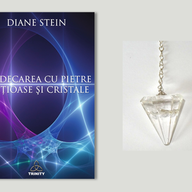 Pachet Carte cristale + Pendul cuart